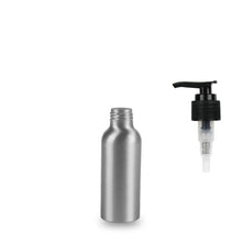 Aluminium Bottle - (Lotion Pump) - 100ml - 24mm (24/410)