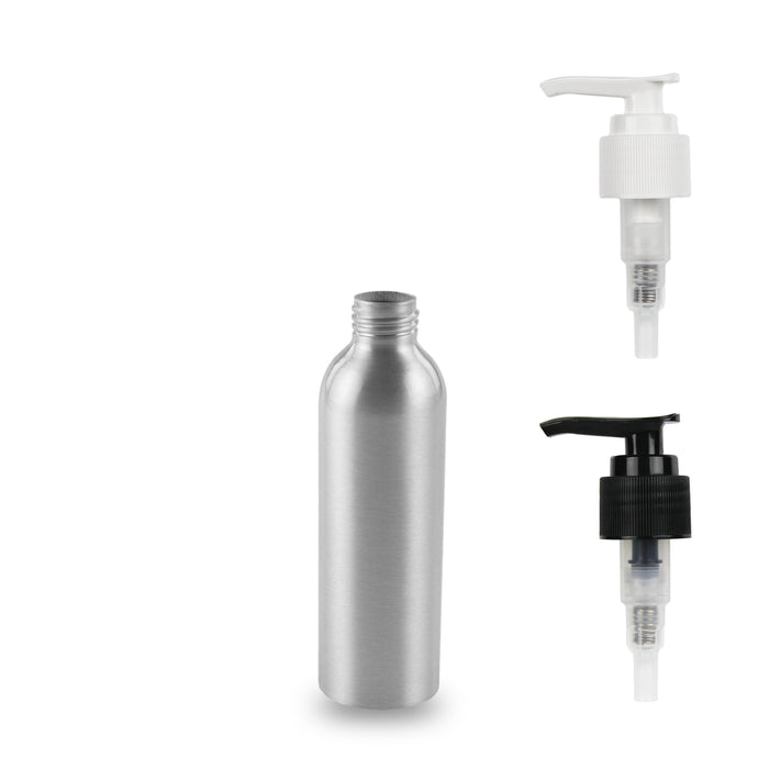 Aluminium Bottle - (Lotion Pump) - 150ml - 24mm (24/410)
