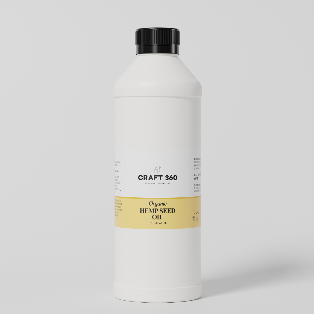 Organic Hemp Seed Oil - Cold Pressed