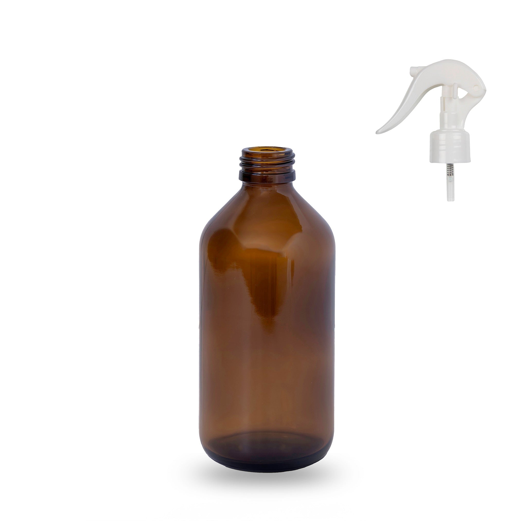 Amber Glass Bottle - 200ml - (Trigger Spray) - 24mm (24/410)