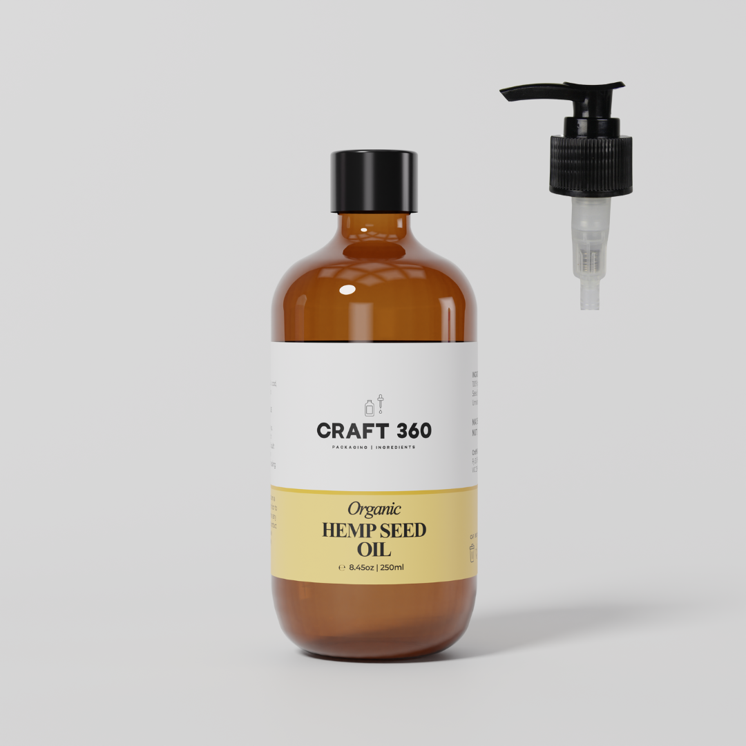 Organic Hemp Seed Oil - Cold Pressed
