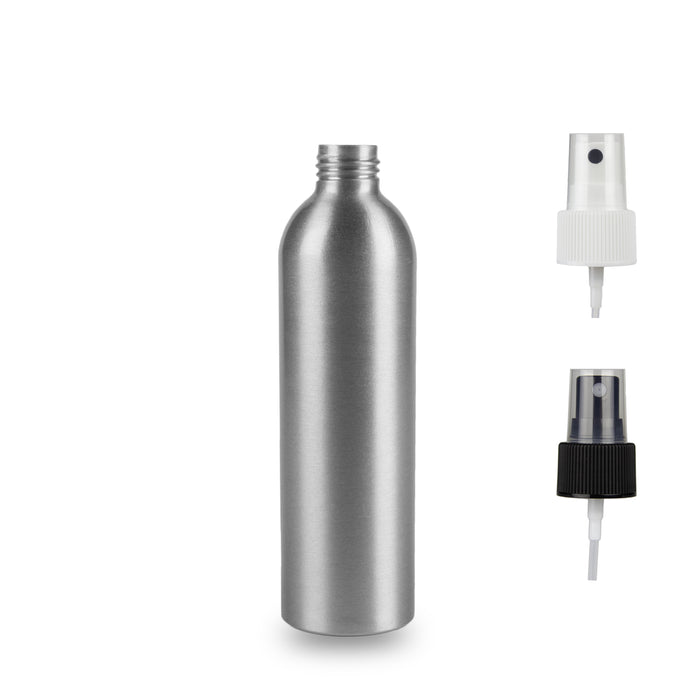 Aluminium Bottle - (Atomiser/Spritzer) - 250ml - 24mm (24/410)