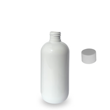 Plastic Bottle rPET - 'Squat Boston' - 250ml - (Screw Cap) - 24mm (24/410)