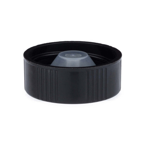 Black Polycone Lined Screw Cap - Ribbed - 28mm (28/400)  - (Pack of 244)