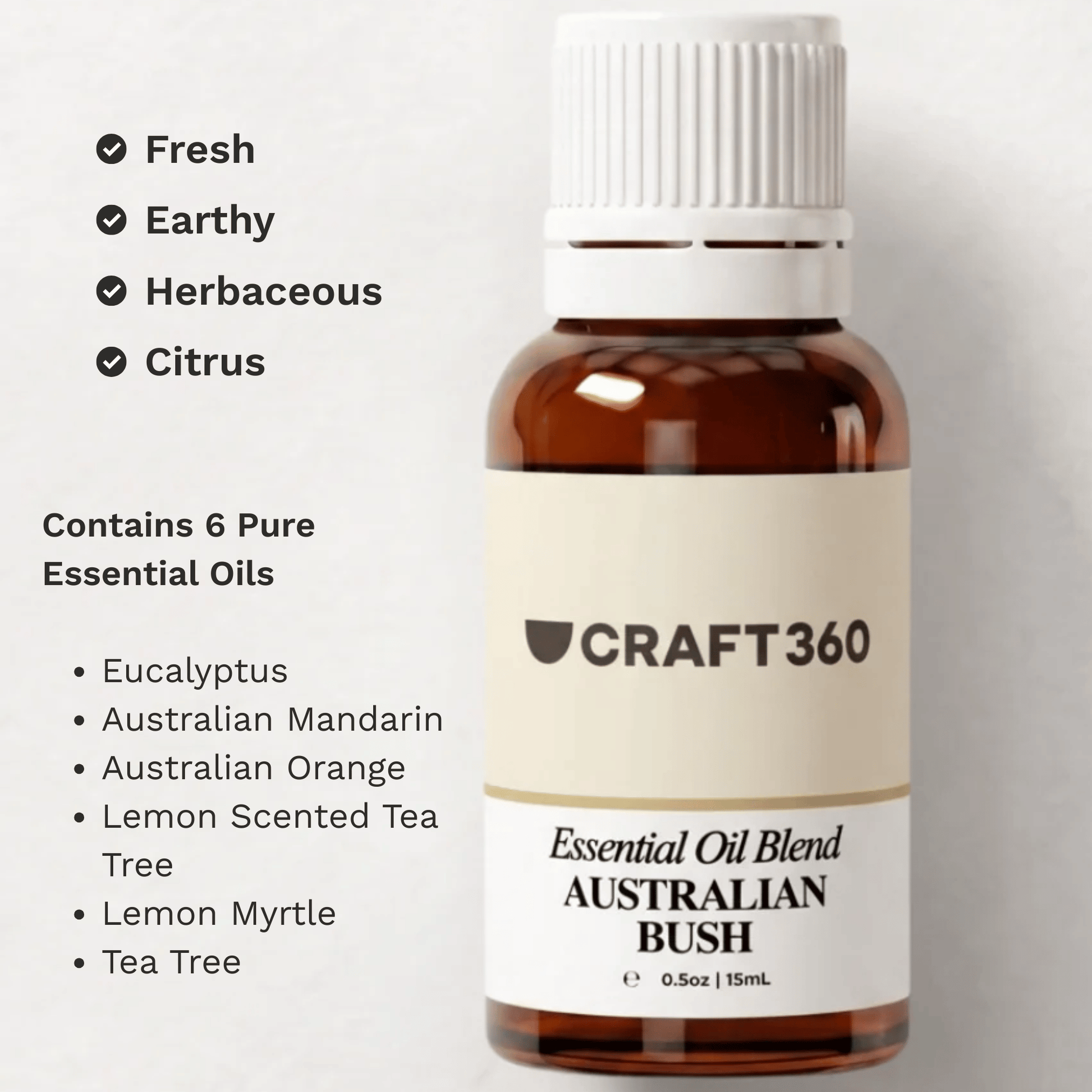 Overview of the Australian Bush Blend Essential Oil, including its aroma profile, ingredients and common uses.