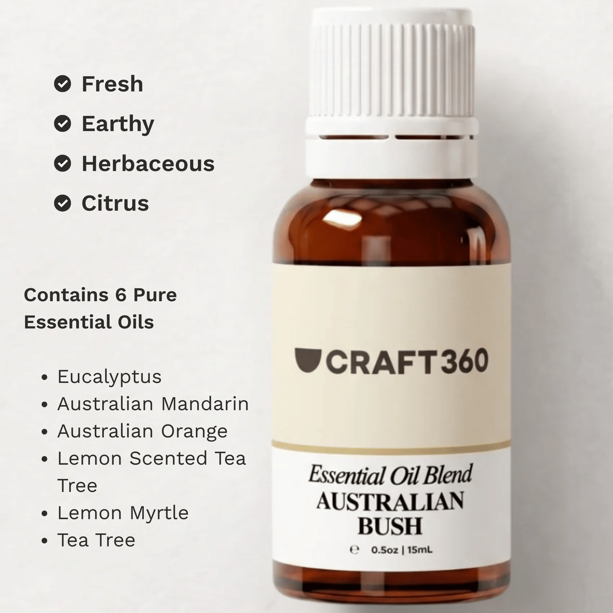 Overview of the Australian Bush Blend Essential Oil, including its aroma profile, ingredients and common uses.