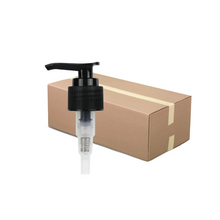 Black Lotion Pump - Ribbed - 28mm (28/410) - LPR-28B2 (Full Carton of 500)