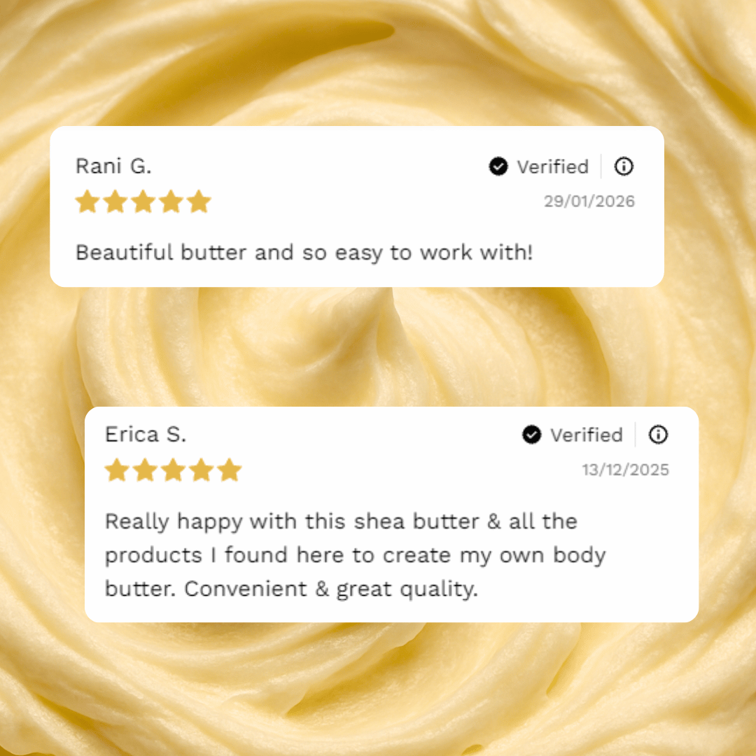 Make 2 x 50g Body Butters + Recipe (Needs 25ml Carrier Oil)