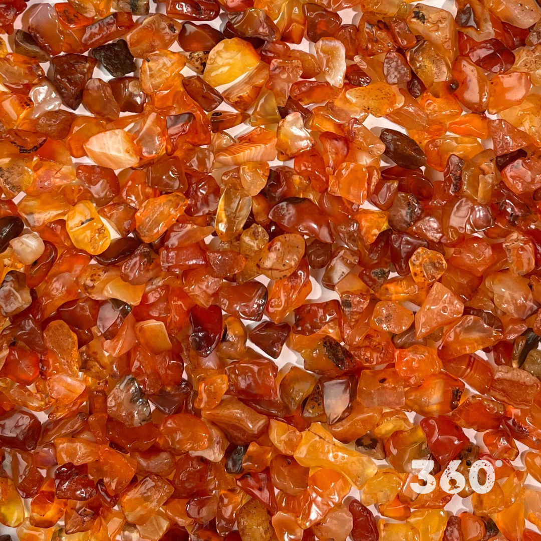 Crystal Gem Chips - Carnelian