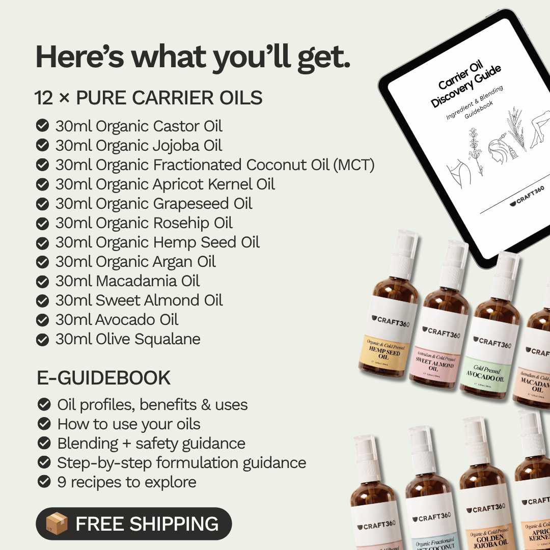Carrier Oil Discovery Bundle (12 Oils) + Guide