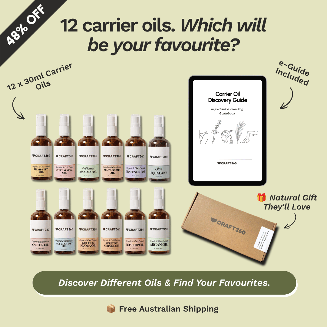 Carrier Oil Discovery Bundle (12 Oils) + Guide