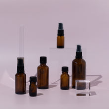 Amber Glass Bottle - (Serum / Gel Pump) - 10ml - 18mm