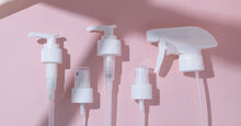 White Lotion Pump - Ribbed - 24mm (24/410) - LPR-24W1