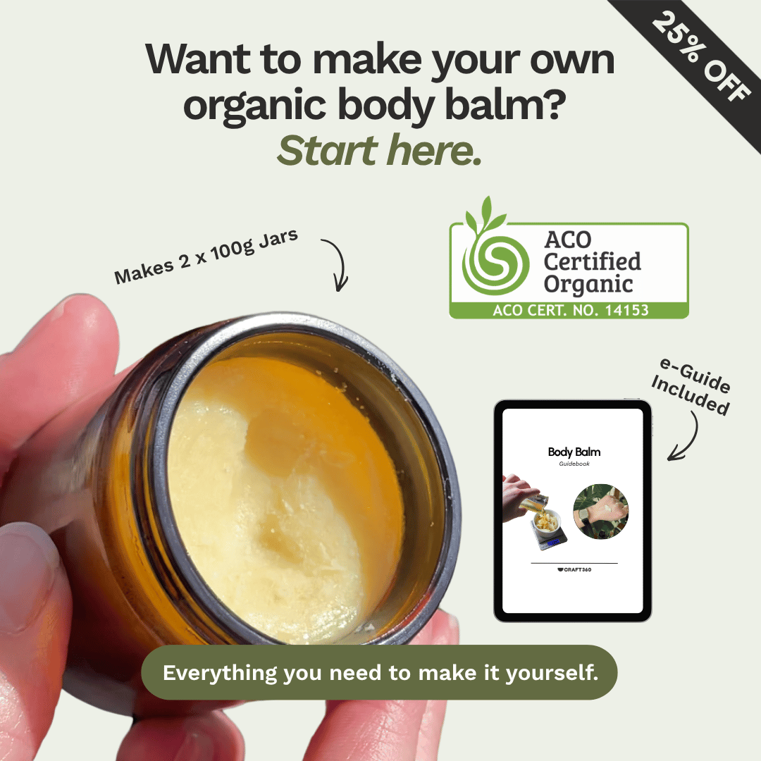 Make Your Own: Organic Body Balm Kit - Makes 2 x 100g