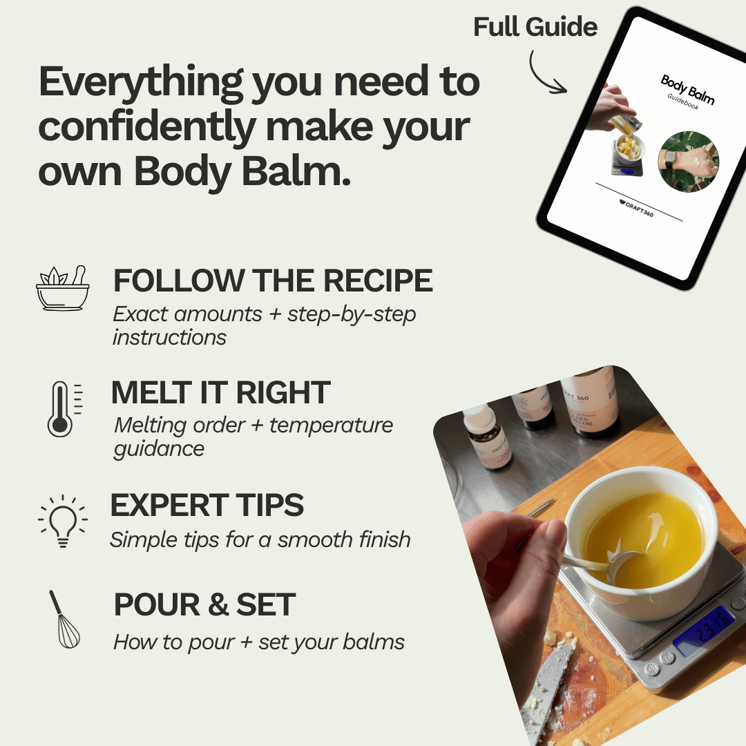 Make Your Own: Organic Body Balm Kit - Makes 2 x 100g