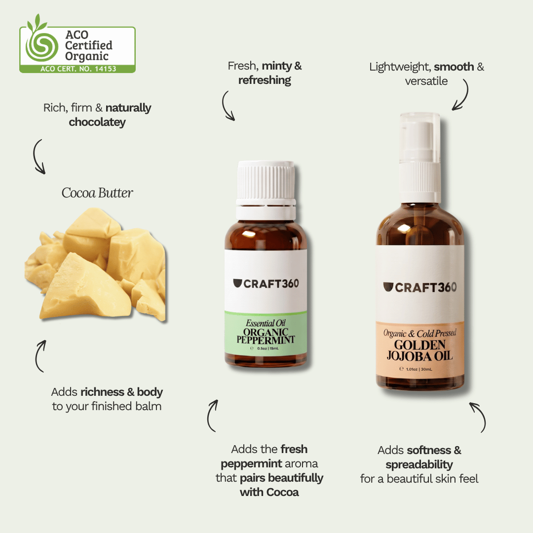 Make Your Own: Organic Body Balm Kit - Makes 2 x 100g