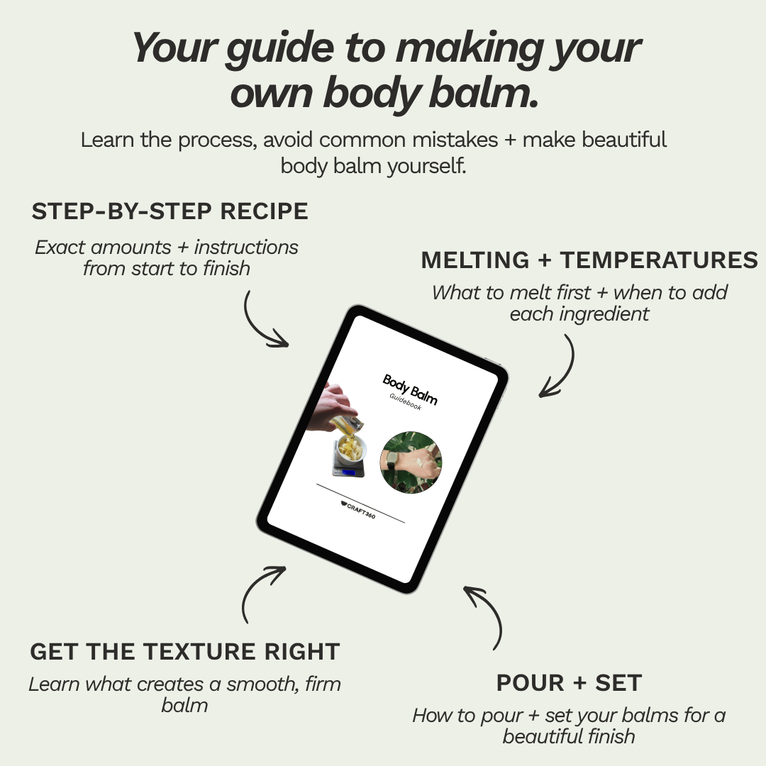 Make Your Own: Organic Body Balm Kit - Makes 2 x 100g