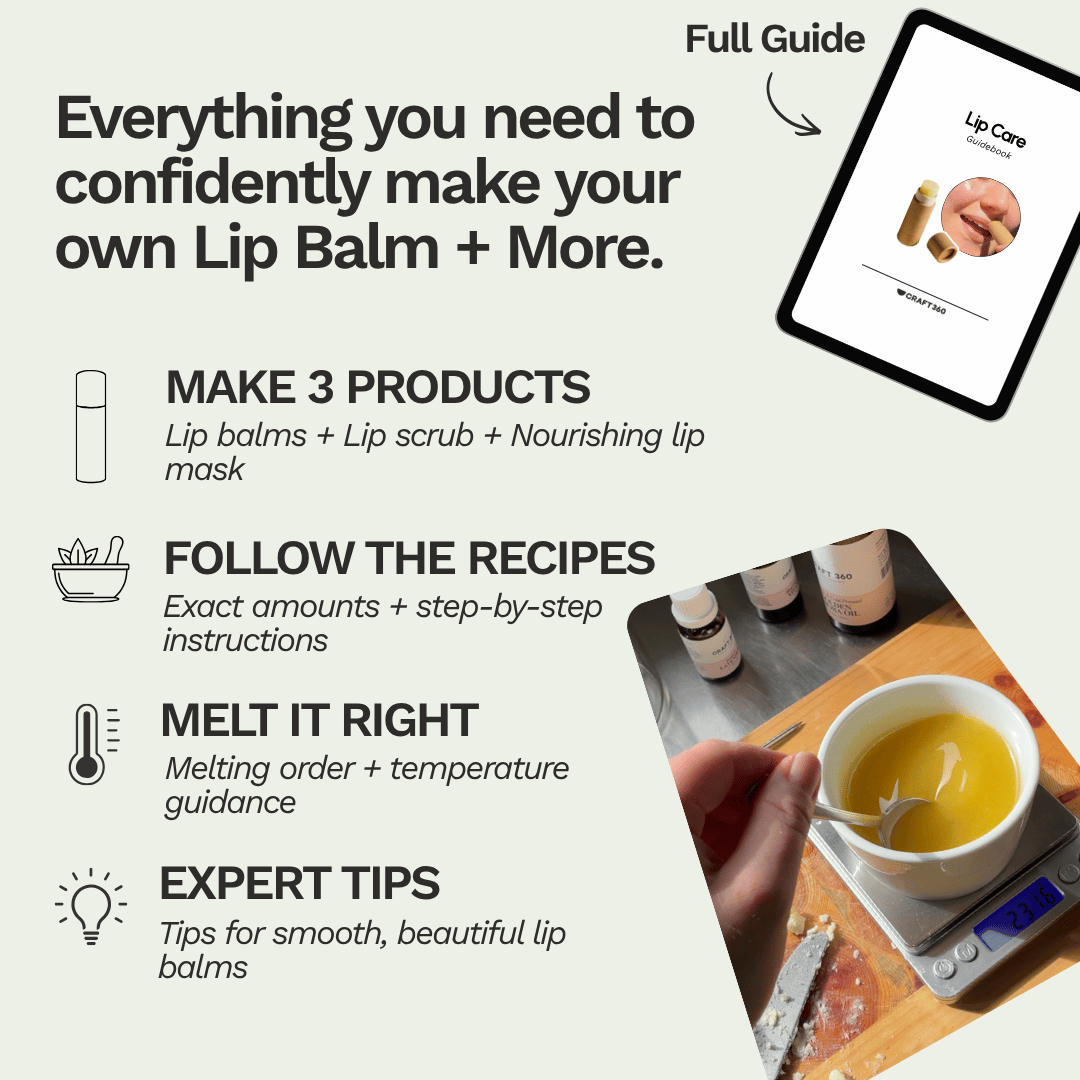 Make Your Own: Organic Lip Balm / Care Kit - 3 DIY Projects