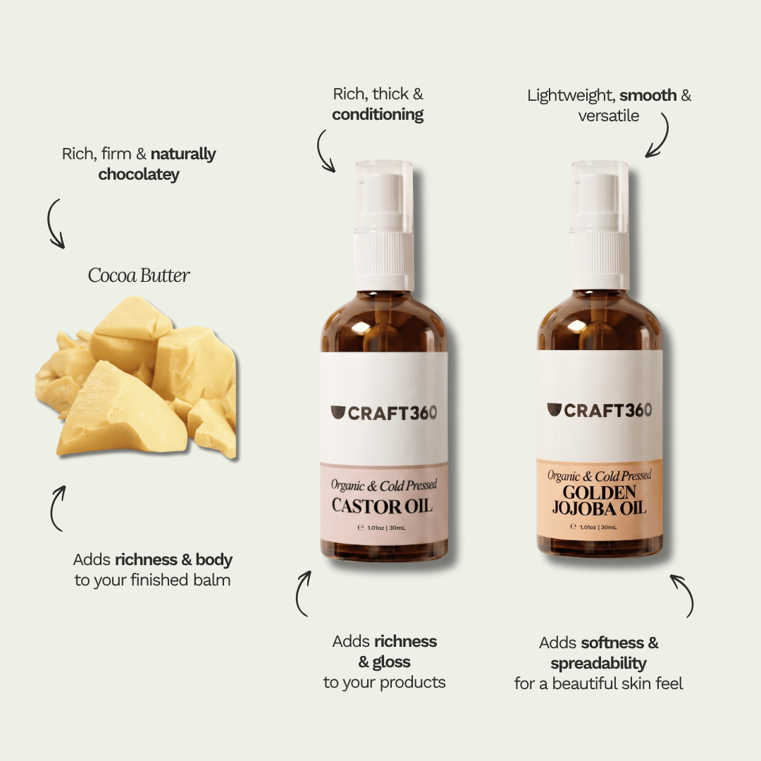 Make Your Own: Organic Lip Balm / Care Kit - 3 DIY Projects