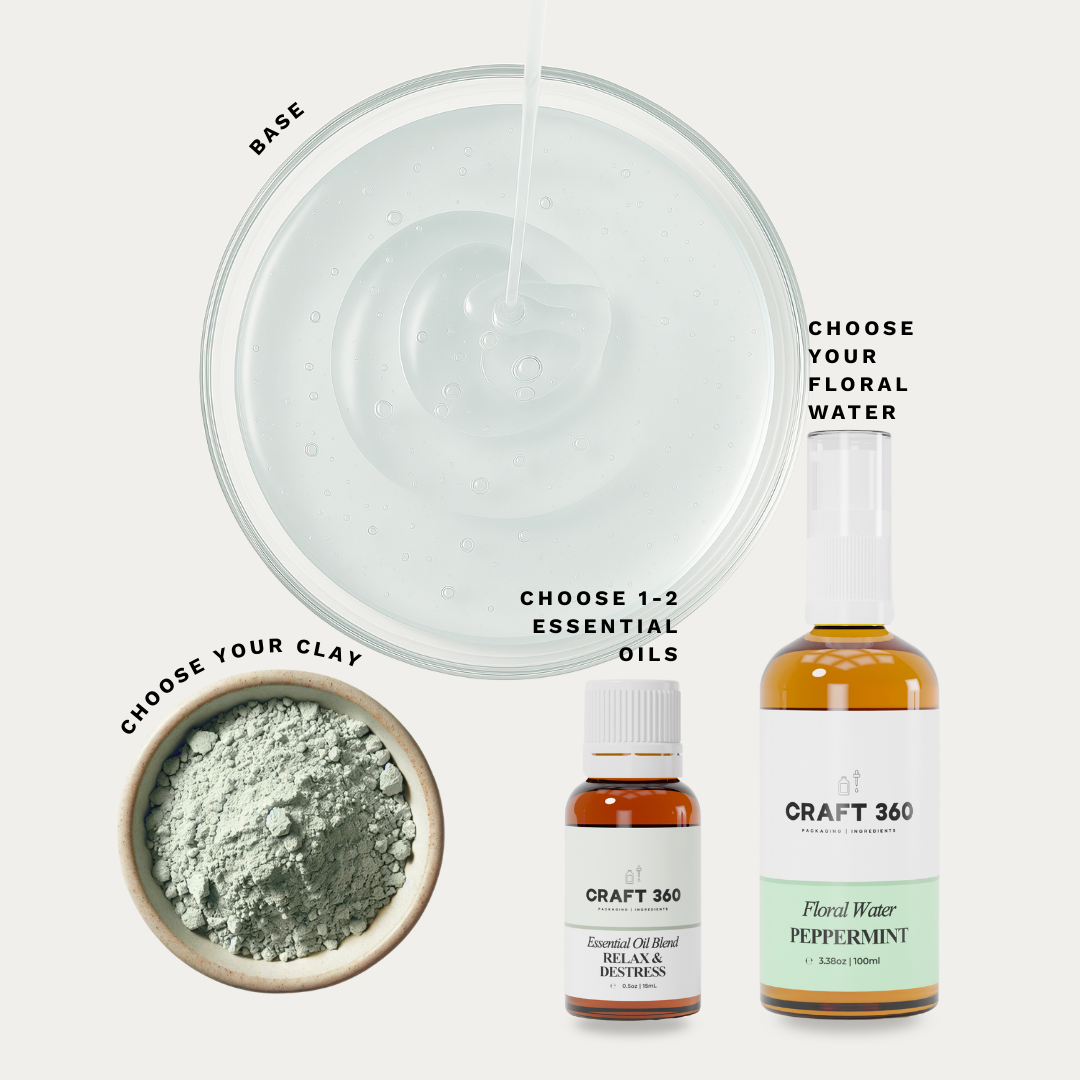 Natural Body Cleanser / Wash - DIY Kit (Customisable)