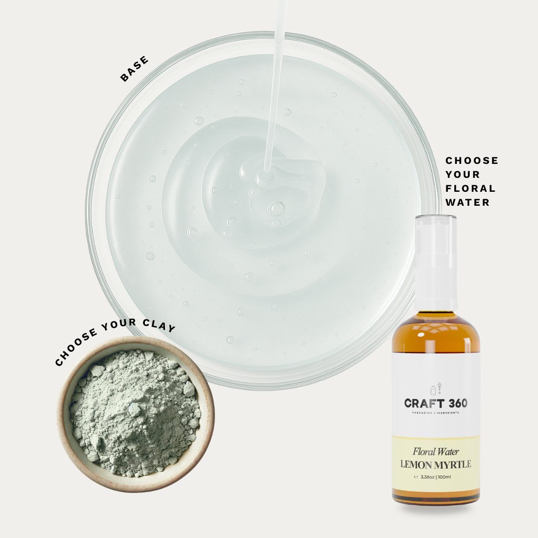 Gentle Natural Face Cleanser - DIY Kit (Customisable)