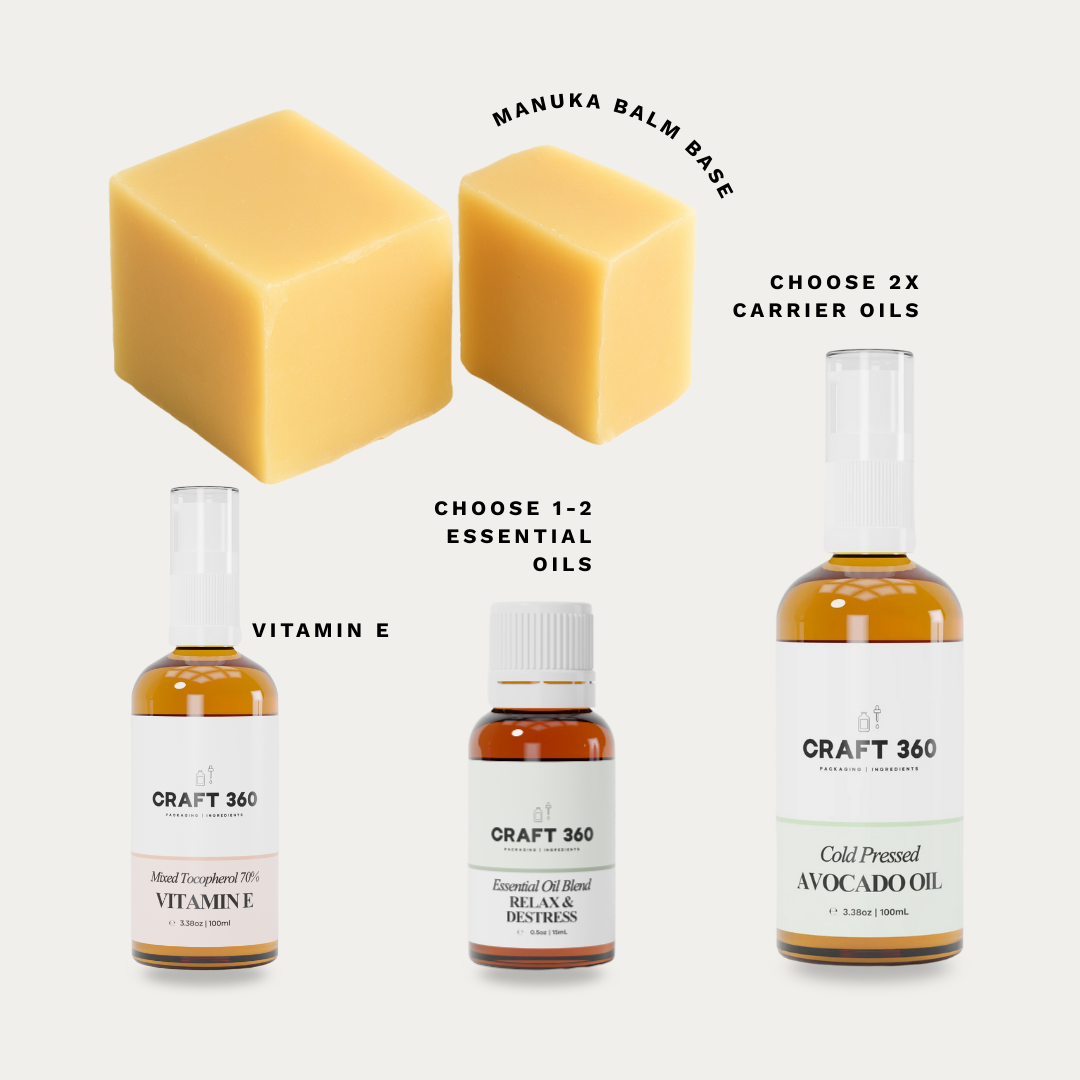 Manuka Beeswax Body Balm - DIY Kit (Customisable)