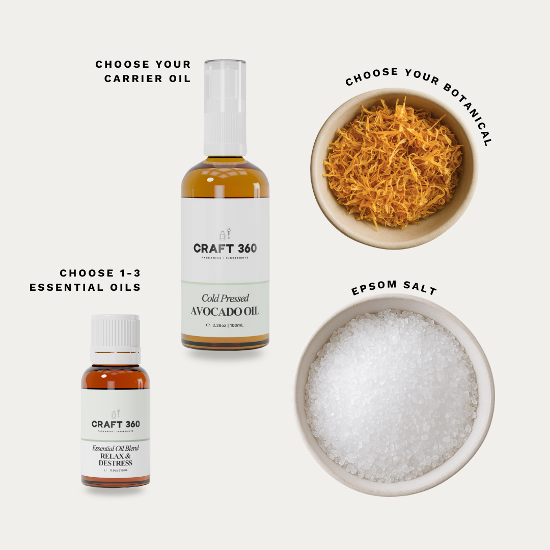 Relaxing Epsom Salt Soak - DIY Kit (Customisable)