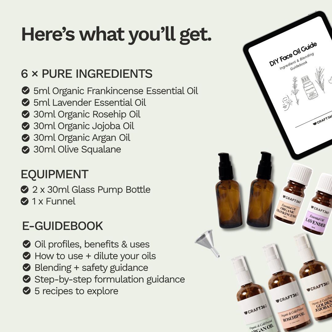 Create Your Own Face Oils - Bundle + Guide