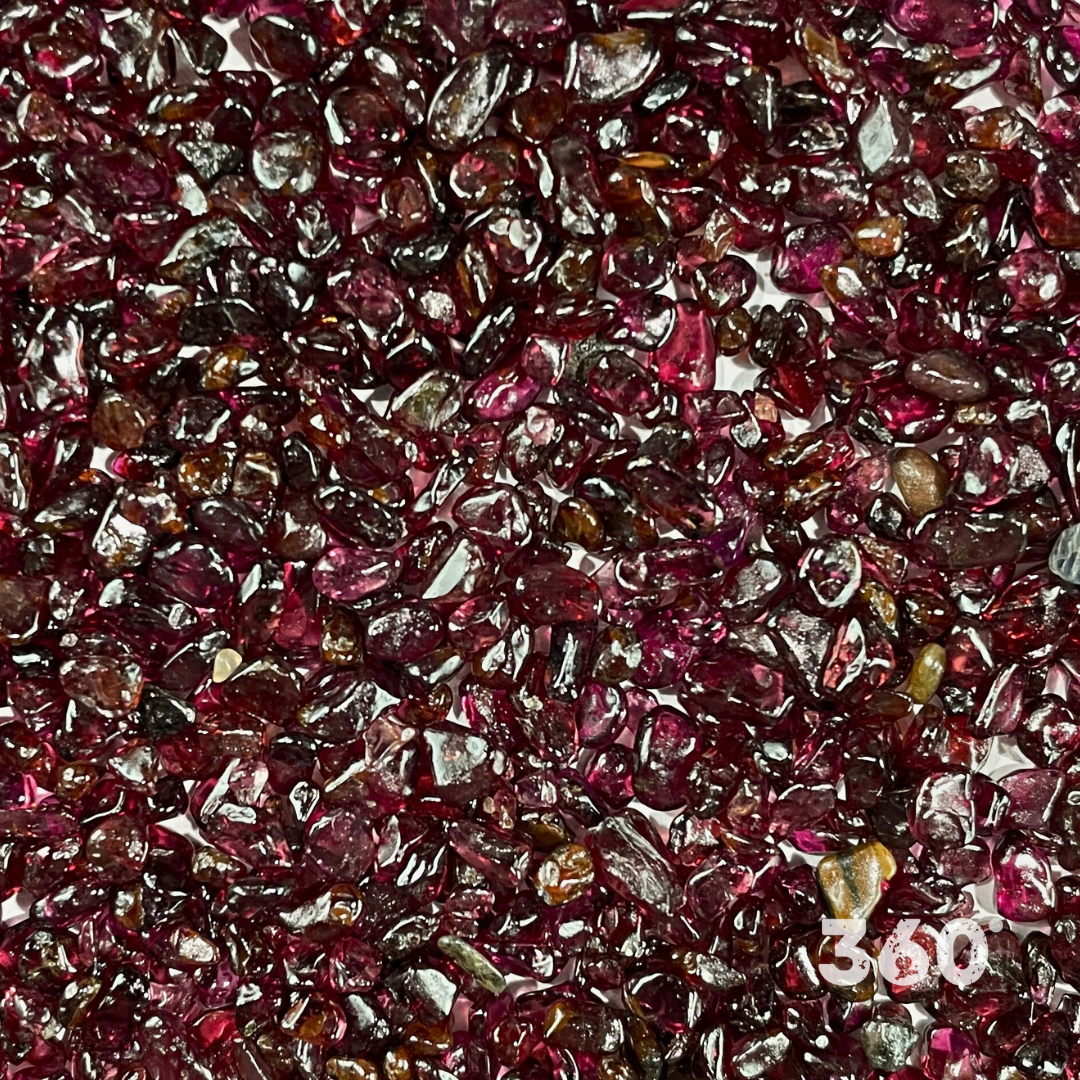 Crystal Gem Chips - Garnet