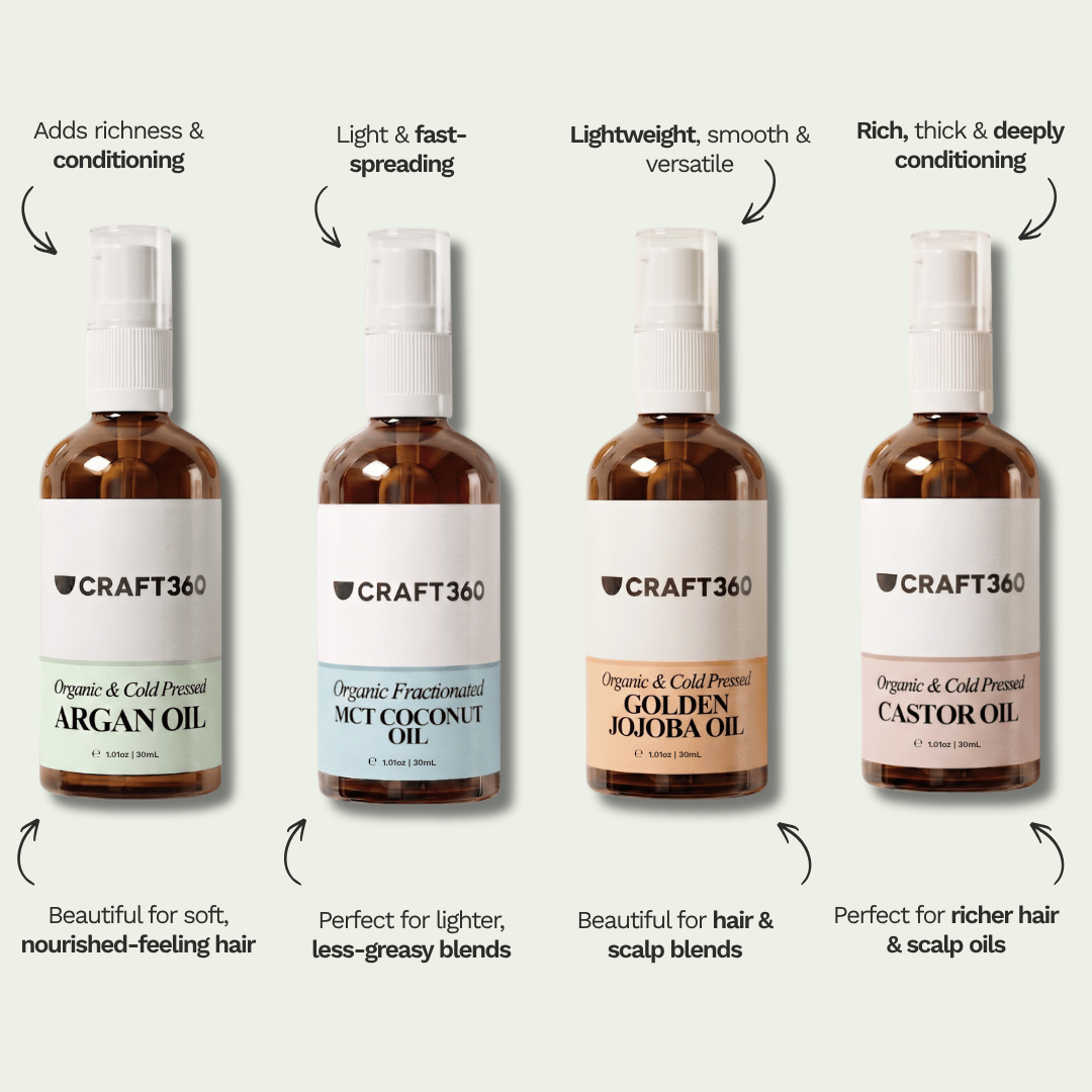 Create You Own Hair & Scalp Oils - Bundle + Guide