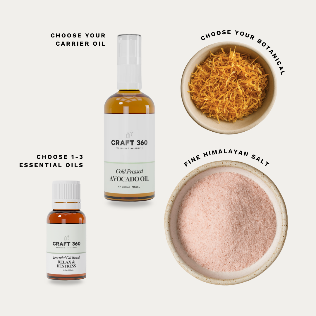 Himalayan Harmony Bath Salt Soak - DIY Kit (Customisable)