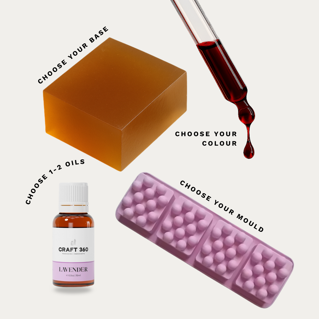 Mini – Melt & Pour Cleansing Soap - DIY Kit (Customisable)