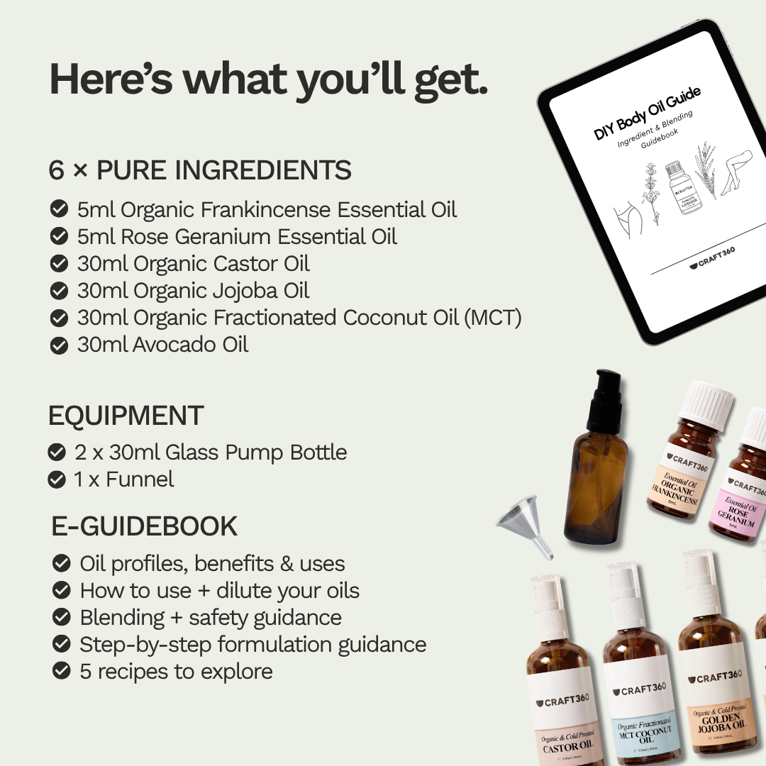 Create Your Own Body Oils - Bundle + Guide