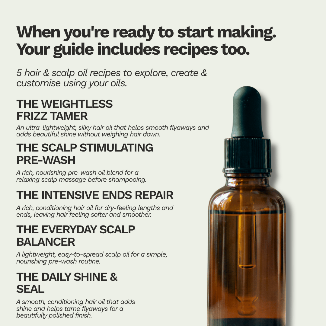Create You Own Hair & Scalp Oils - Bundle + Guide