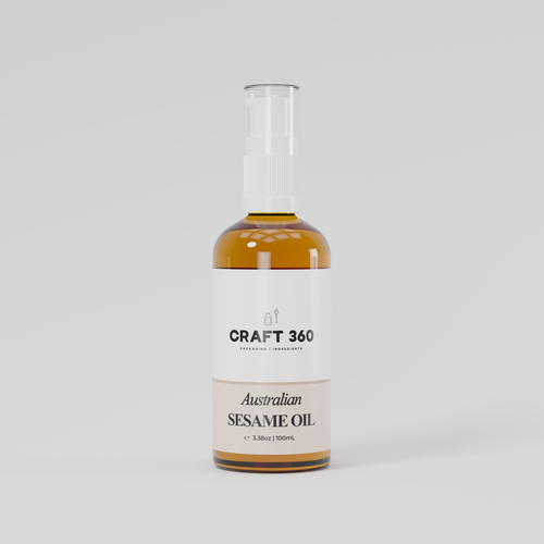 Sesame Oil - Australian - Cold Pressed (Glass Bottles)