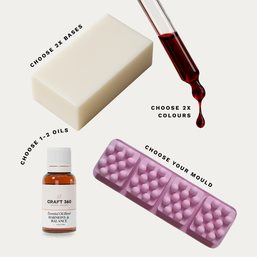 Standard - Melt & Pour Soap Making - DIY Kit (Customisable)