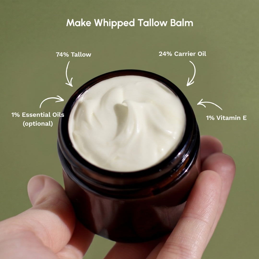 Grass-Fed Beef Tallow - Cosmetic Grade