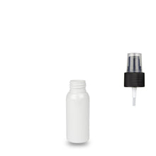 Plastic Bottle PET - 'Tall Boston' - 50ml - (Serum Pump) - 24mm (24/410)