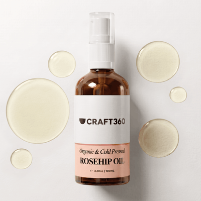 Certified Organic Rosehip Oil - Cold Pressed - Refined - ACO Cert. No. 14153