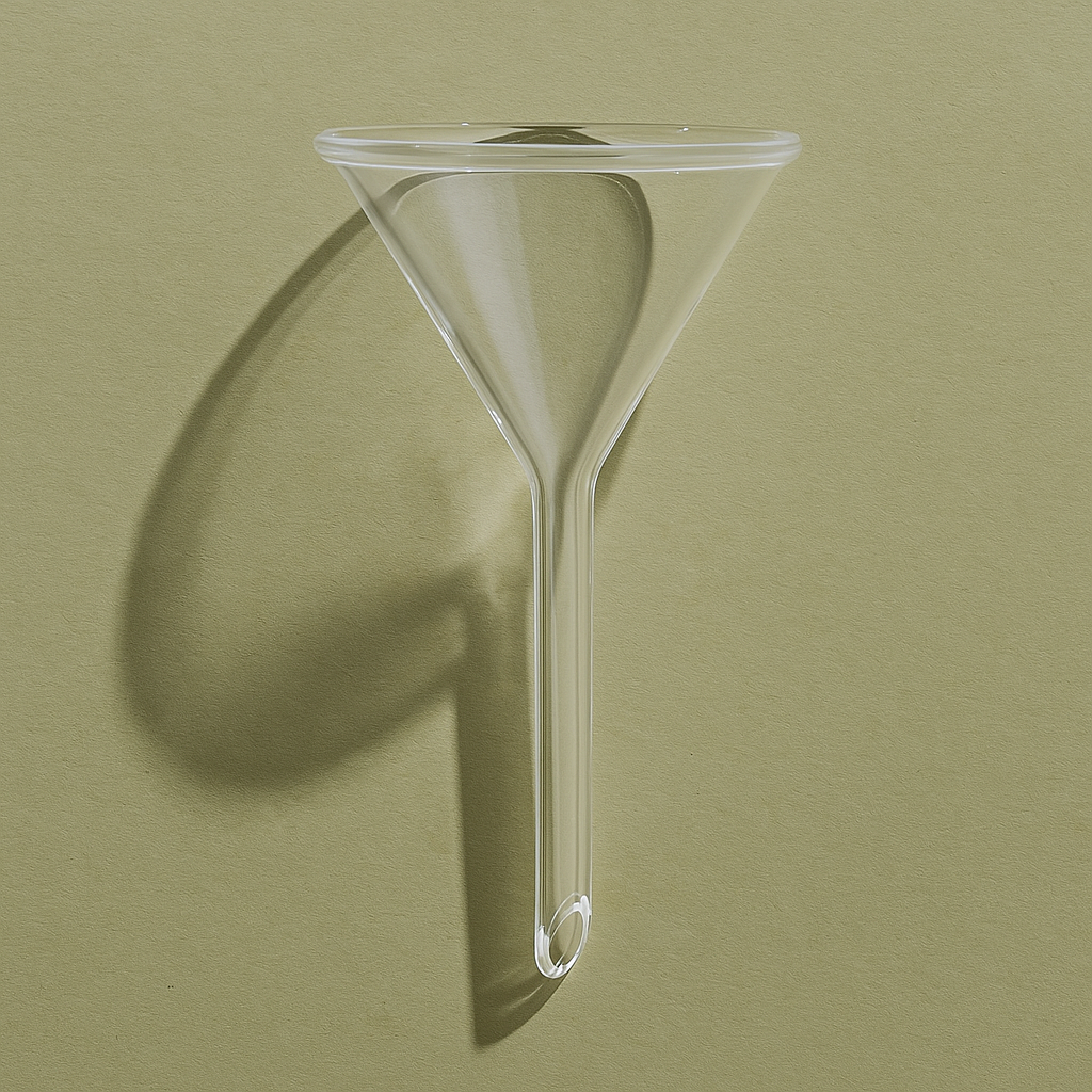 Glass Funnels - 125mm | Mess-Free Transfers for Skincare & DIY – Craft 360
