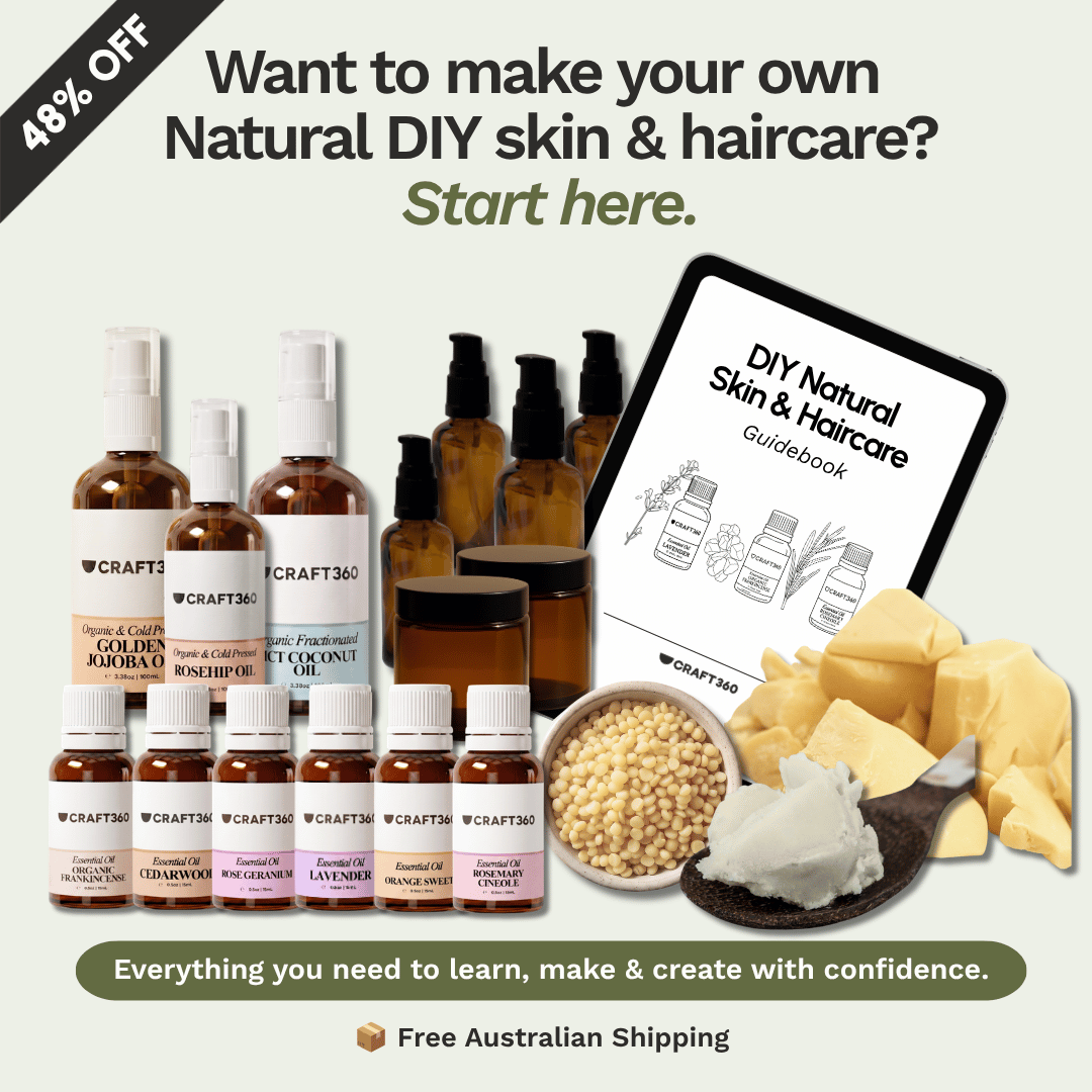 Natural Skin & Haircare - Complete DIY Starter Kit