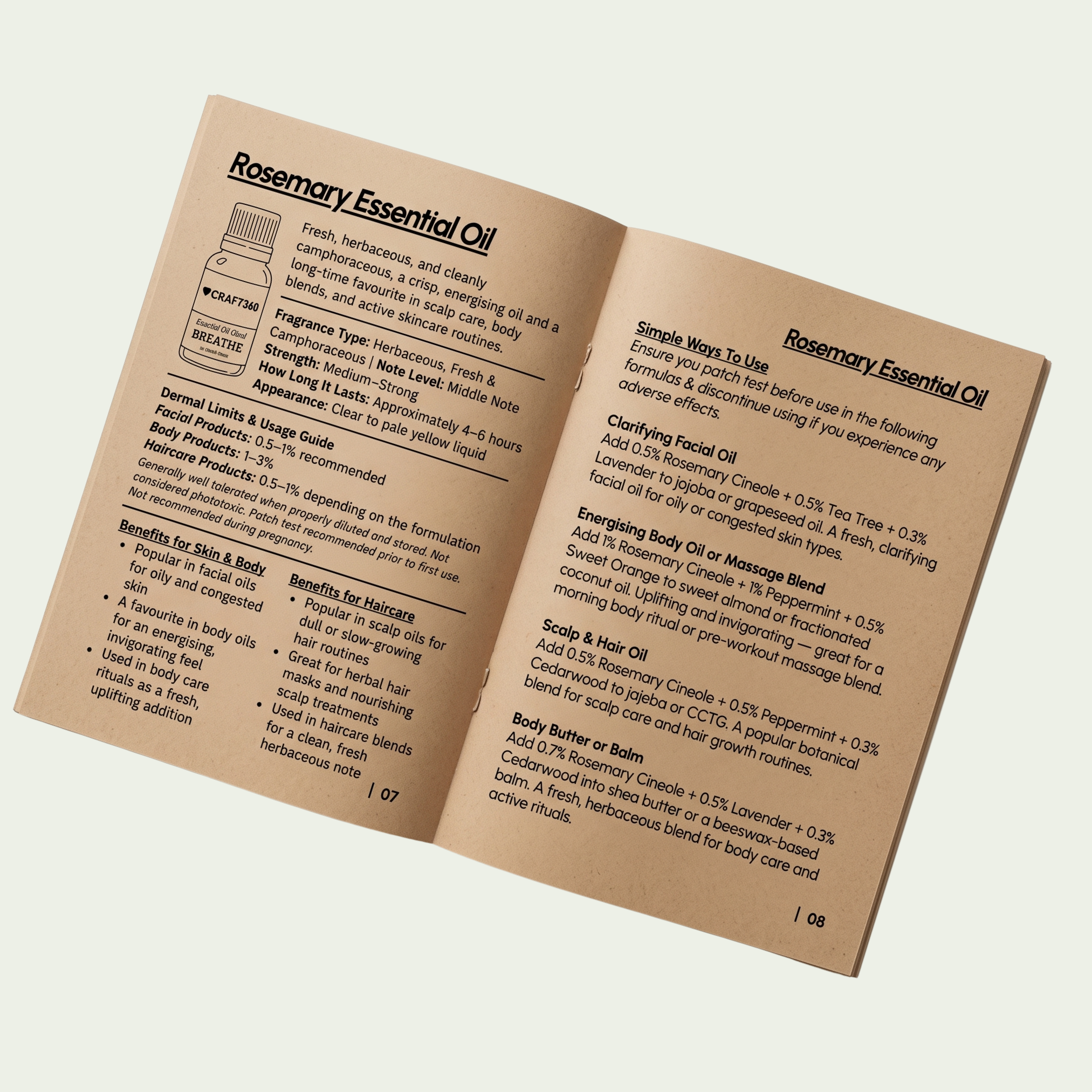 Natural Skin & Haircare - Guideboook
