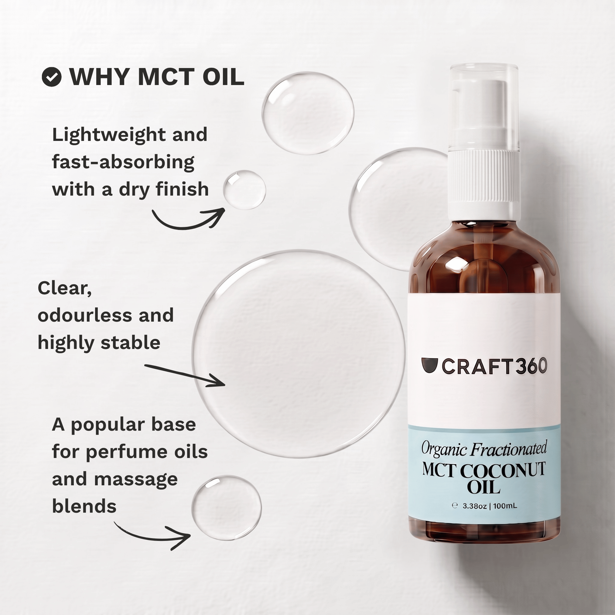 Certified Organic Fractionated Coconut MCT Oil - ACO Cert. No. 14153