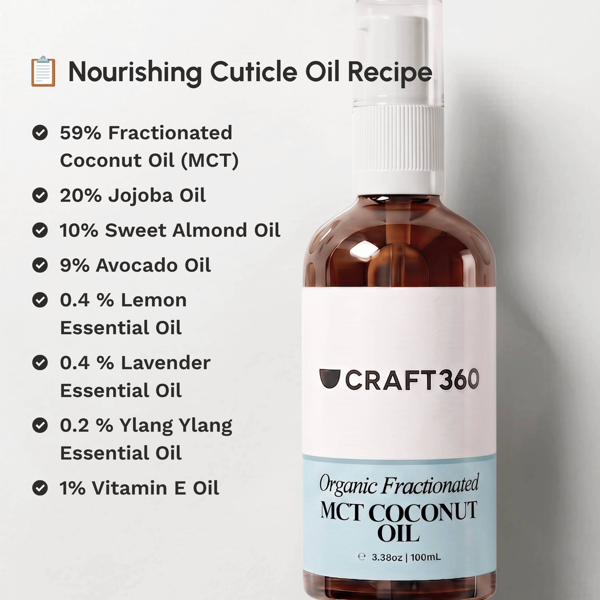 Certified Organic Fractionated Coconut MCT Oil - ACO Cert. No. 14153