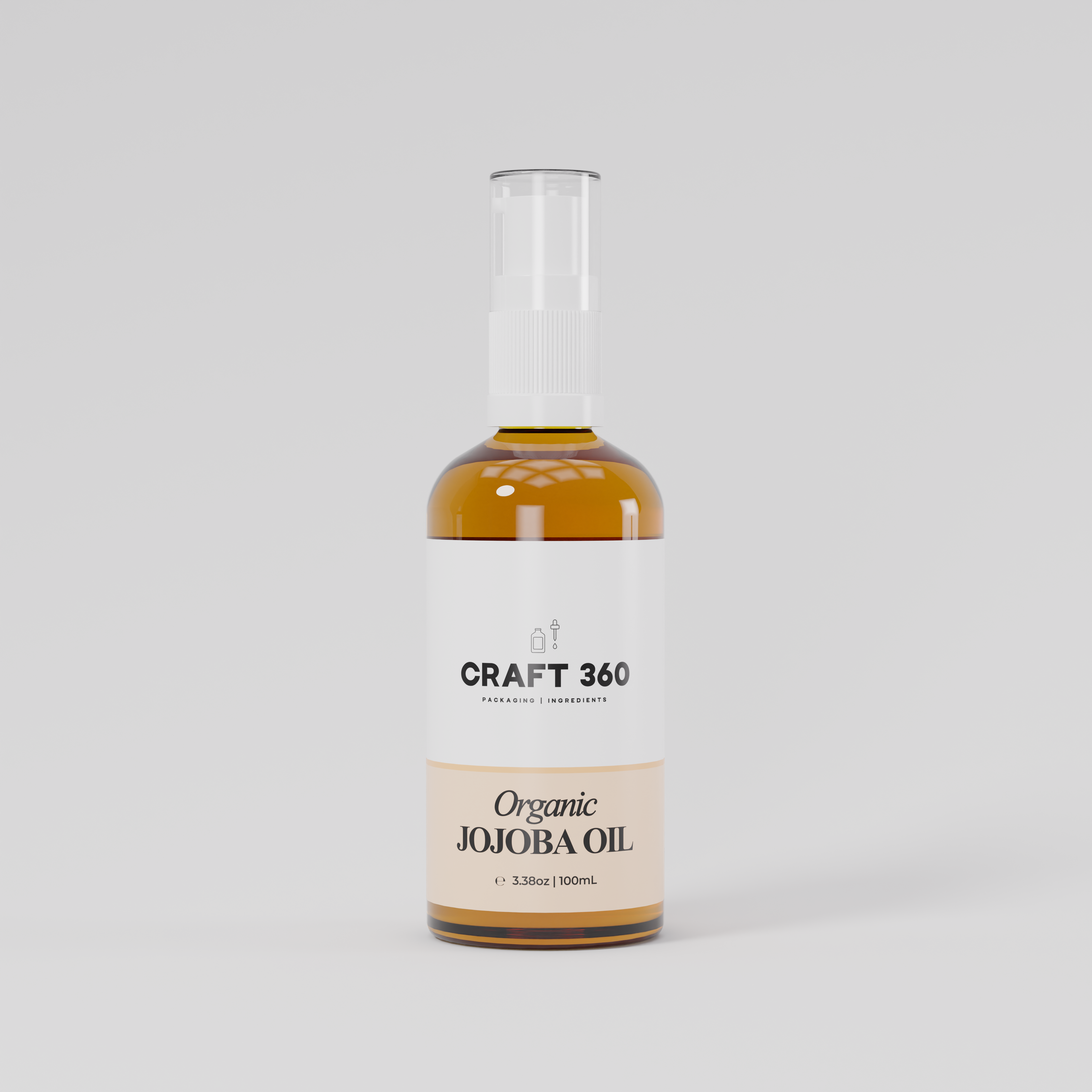 Organic Golden Jojoba Oil - Cold Pressed (Glass Bottle)