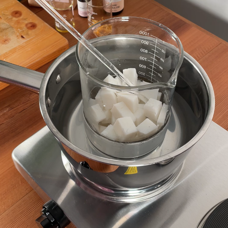 1️⃣ Melt Your Soap Base