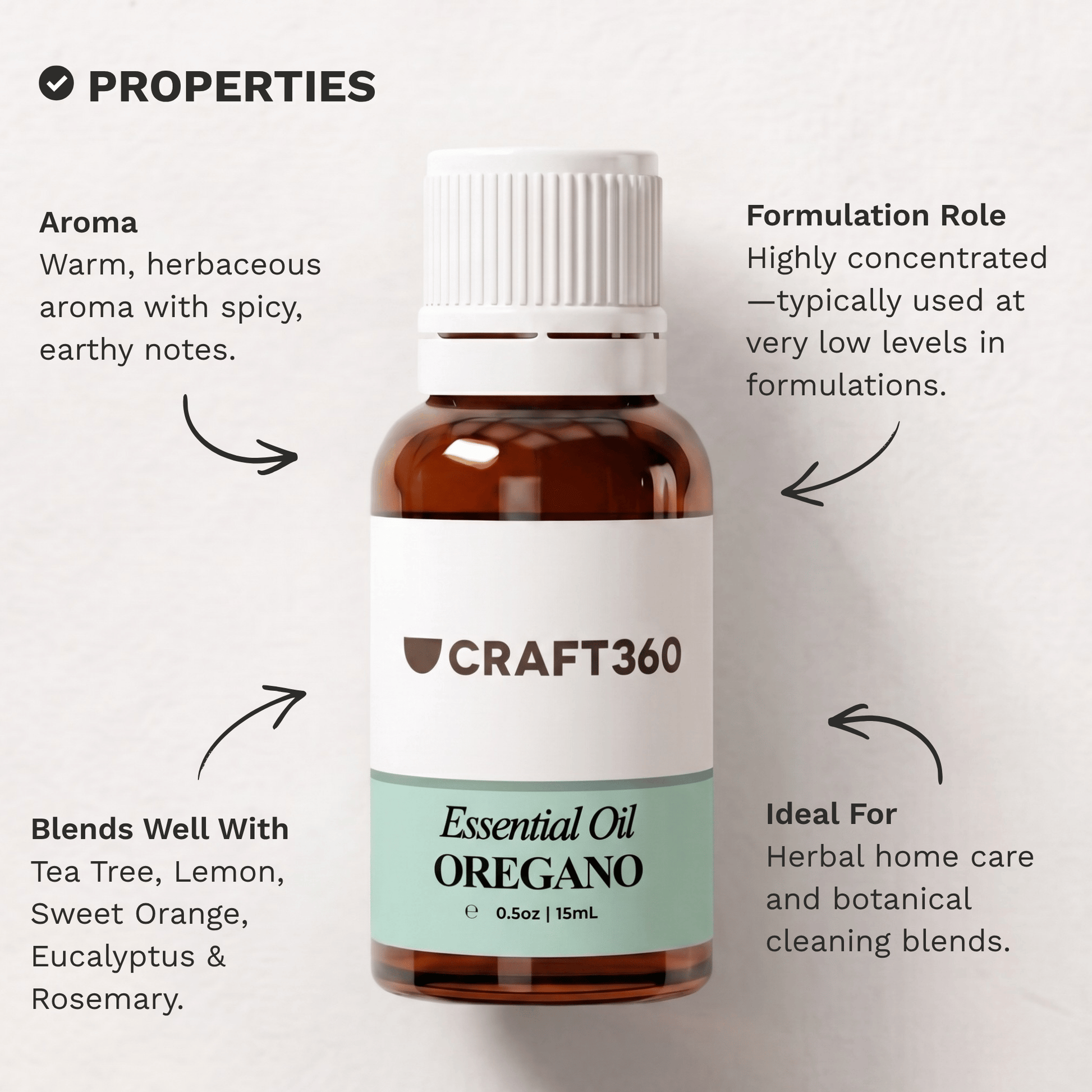 Customer reviews highlighting experiences with Craft 360's Oregano Essential Oil.