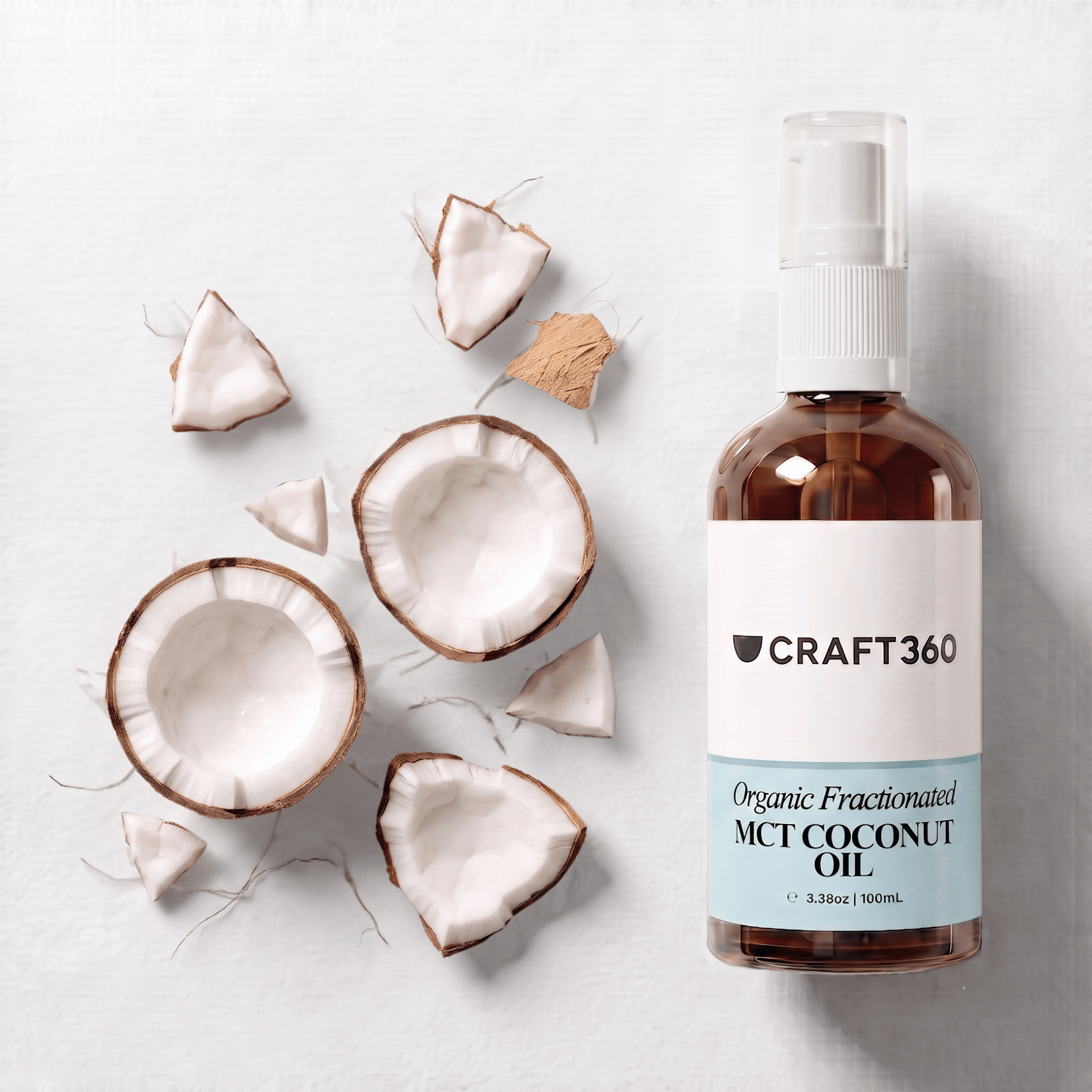 Certified Organic Fractionated Coconut MCT Oil - ACO Cert. No. 14153