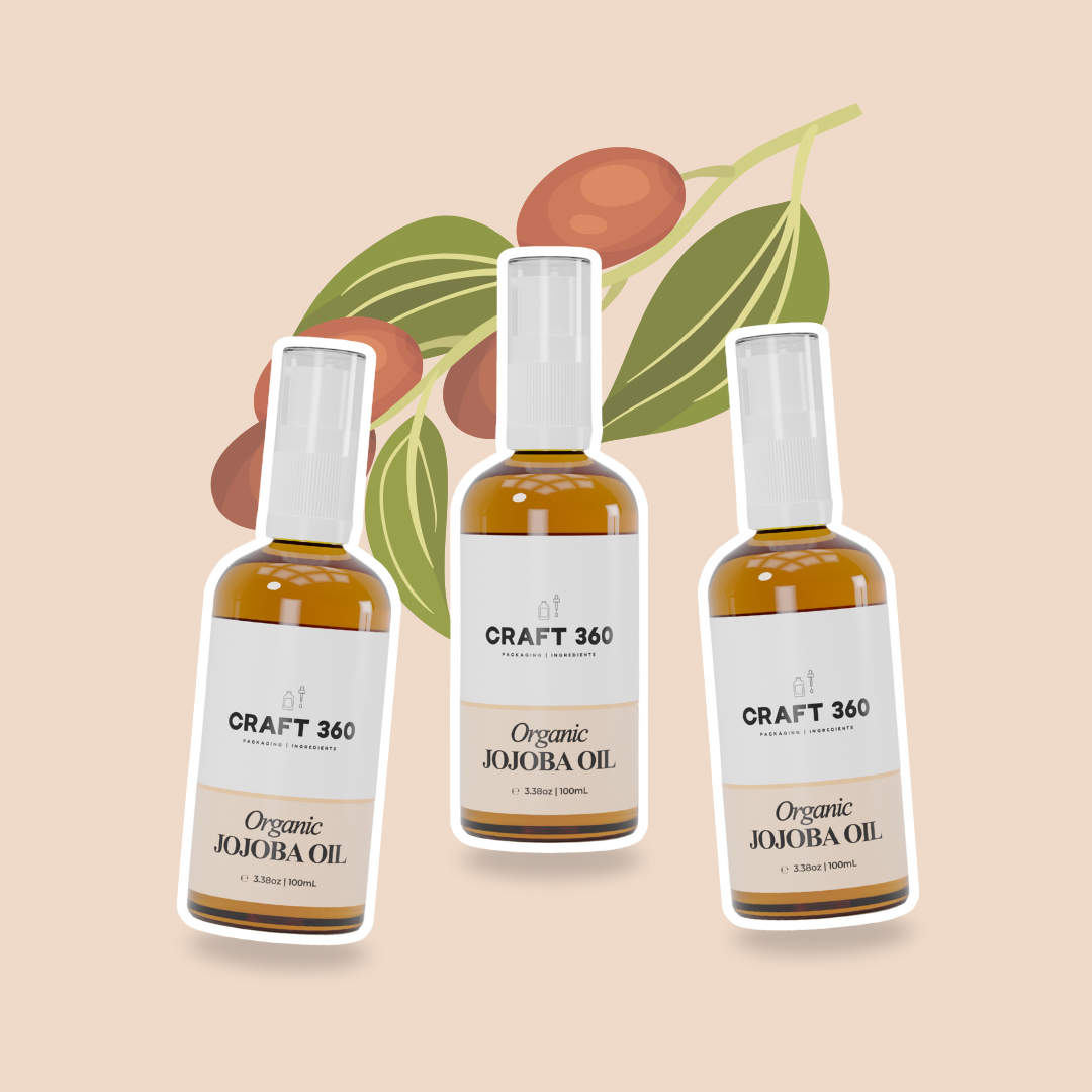 Organic Golden Jojoba Oil Bundle – 3 x 100ml Bottles