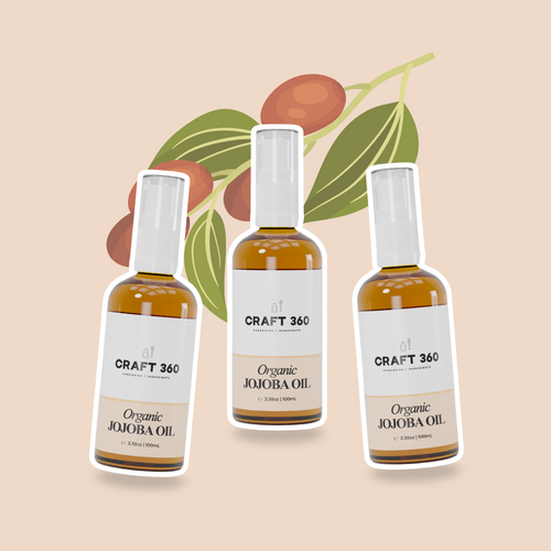 Organic Golden Jojoba Oil Bundle – 3 x 100ml Bottles